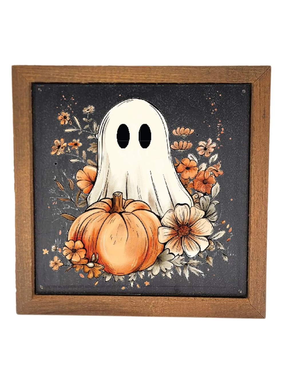 Halloween Ghost With Pumpkin Fall Decor